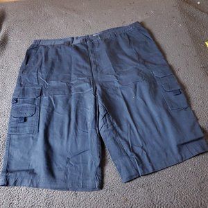 NEW KingSize Cargo Shorts Big Tall Mens Size 52 Blue Cotton Chino Khaki